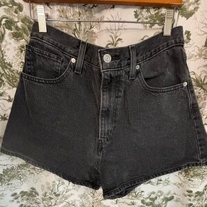 Classic Black Jean Shorts for Women